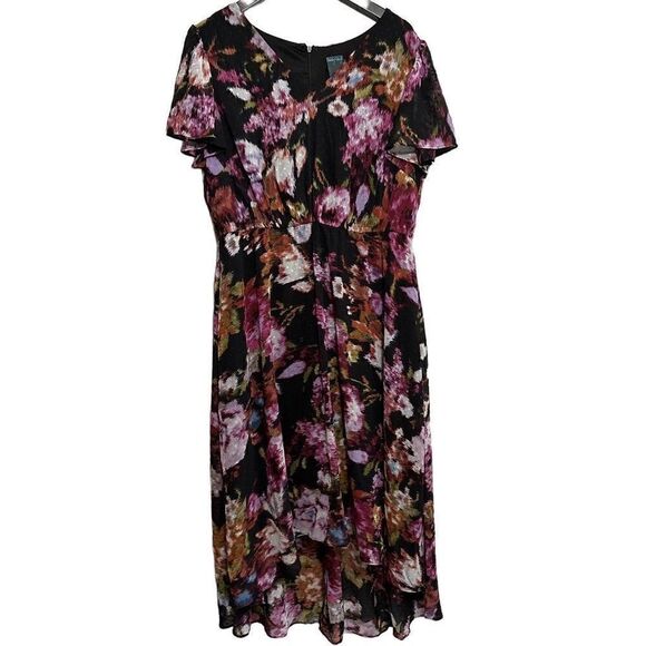 Gabby Skye floral dress size 14w - Picture 1 of 7